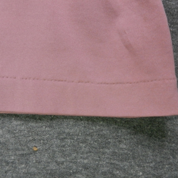 VINTAGE Enro Featherlock Shirt Size XL Pink Rose Polo Double Pocket - Picture 4 of 12